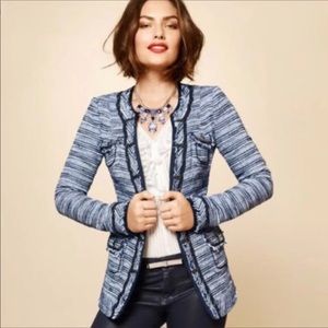 New White House black market navy coat jacket